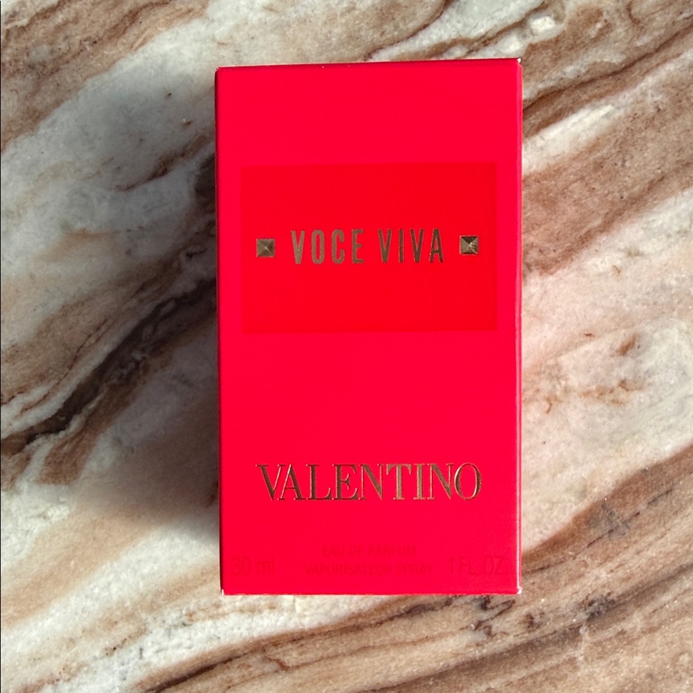 Valentino Voce Viva Eau de Parfum - Red with Gold Accents